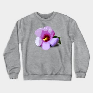 Big Pink Flower Crewneck Sweatshirt